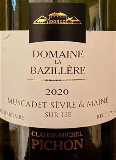 Loiredalen Muscadet-Sèvre-et-Maine Domaine La Bazillère 2020