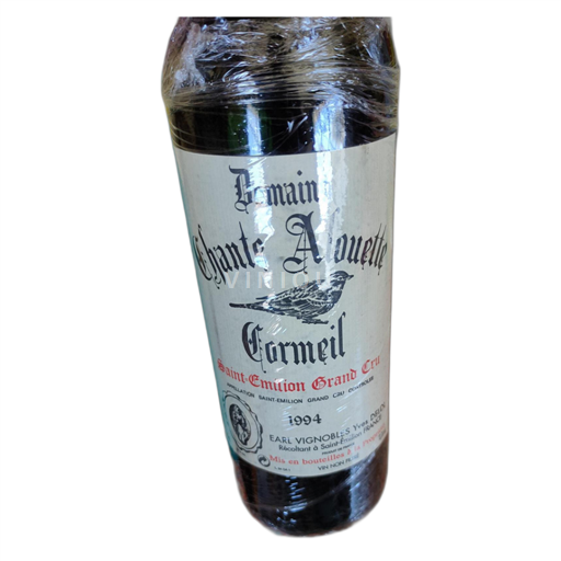 Bordeaux Saint-Émilion Grand Cru Domaine Chante Alouette Cormeil 1994