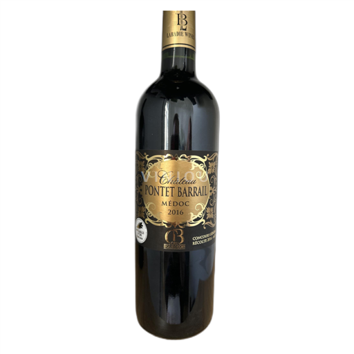 Bordeaux Haut-Médoc Château Pontet Barrail 2016