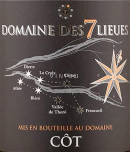 Valle del Loira Touraine Domaine Des 7 Lieues 2018