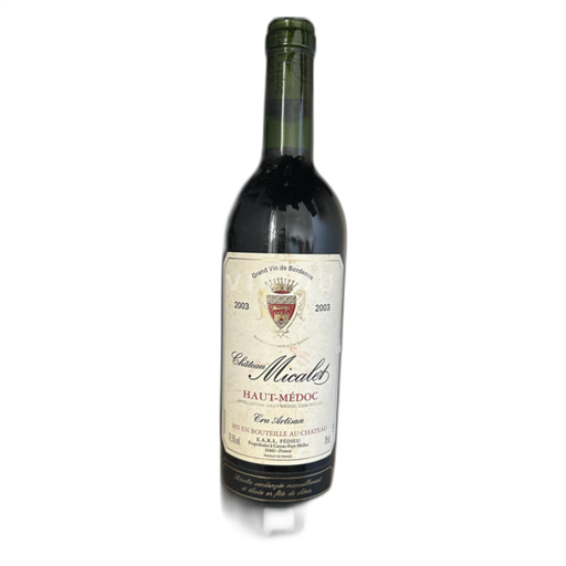 Bordéus Haut-Médoc Château Micalet 2003