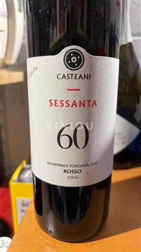 Toscana Non specificato Casteani Sessanta 2016