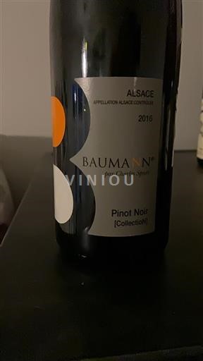 Alsasko Rulandské modré Baumann Par Charles Sparr Collection 2016