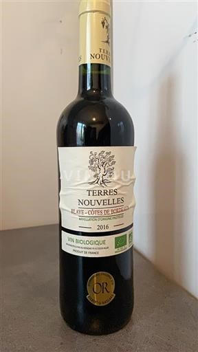 Burdeos Blaye-Côtes de Burdeos Terres Nouvelles 2016