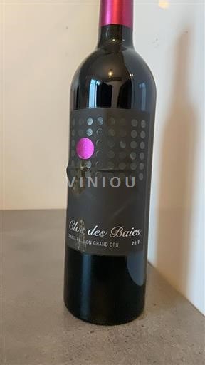 Burdeos Saint-Émilion Clos Des Baies 2017