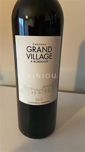 Bordeaux Ikke specificeret Grand Village 2015