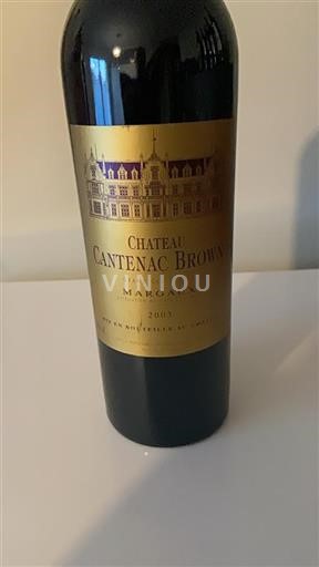Bordeaux Margaux Grand Cru Château Cantenac Brown 2003