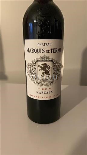 Burdeos Margaux Grand Cru Marquis De Terme 2017