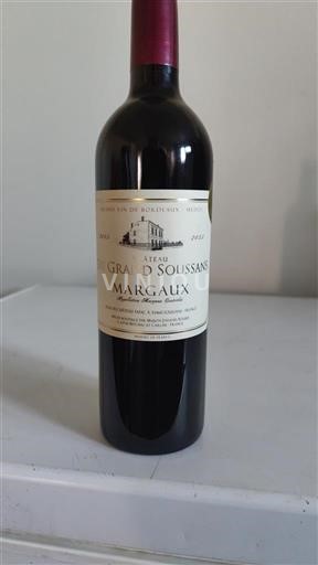 Bordeaux Margaux Château Grand Soussans 2012