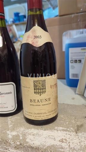 Bourgogne Beaune Philippe Dubreuilcordier 2003