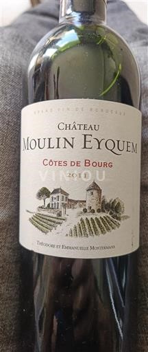 Bordéus Côtes-de-bourg Château Moulin Eyquem 2011