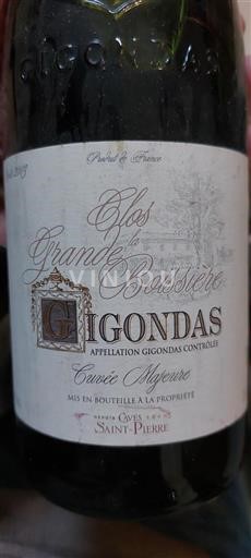 Rhônedalen Gigondas Clos La Grande Boissière Majeure 2003