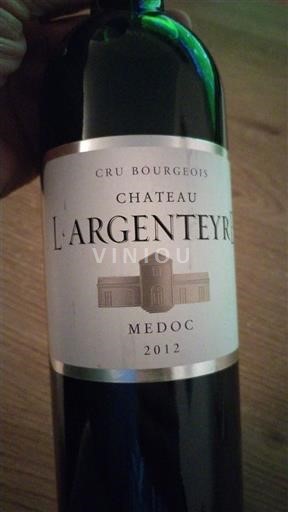 Bordo Медок Cru Bourgeois Château L'argenteyre 2012