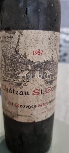 Bordeaux Unspecified Grand Cru Château St. Georges 1967