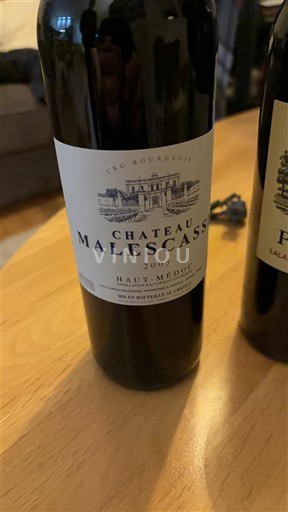 Bordeaux Haut-Médoc Cru Bourgeois Château Malescasse 2005