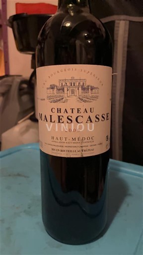 Bordeaux Haut-Médoc Cru Bourgeois Château Malescasse 2005