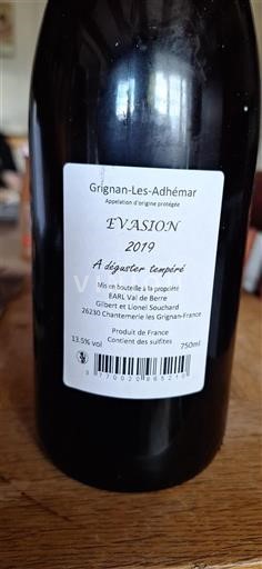 Rhône-dalen Grignan-les-Adhémar Earl Val De Berre Evasion 2019