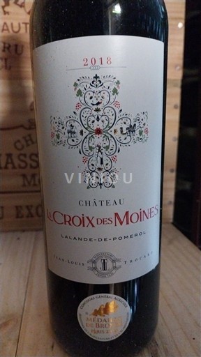 Bordeaux Lalande-de-Pomerol Château la Croix des Moines 2018