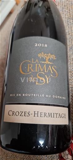 Thung lũng Rhône Crozes-hermitage La Grimas De Sy 2018