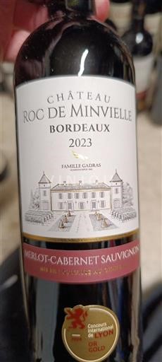 Bordeaux Non specificato Château Roc De Minvielle Merlot-Cabernet Sauvignon 2023