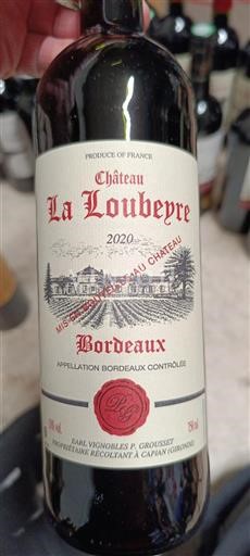 Burdeos Bordeaux Château La Loubeÿre 2020