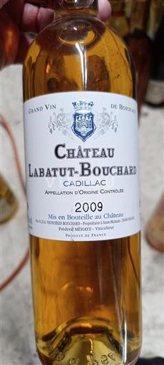 Bordeaux Cadillac Château Labatut Bouchard 2009