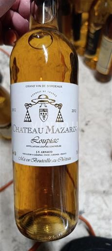 Burdeos Loupiac Château Mazarin 2012