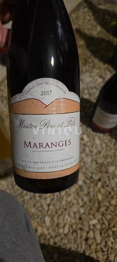 Burgund Maranges Grand Cru Mestre Père Et Fils 2017