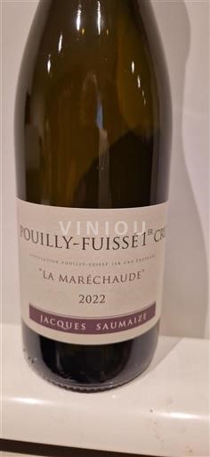 Bourgogne Pouilly-fuissé Premier Cru Jacques Saumaize La Maréchaude 2022