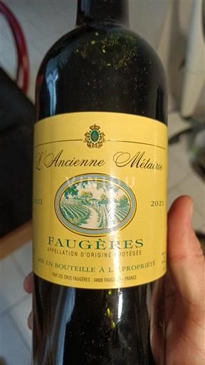 Languedoc Faugères L'ancienne Métairie 2021