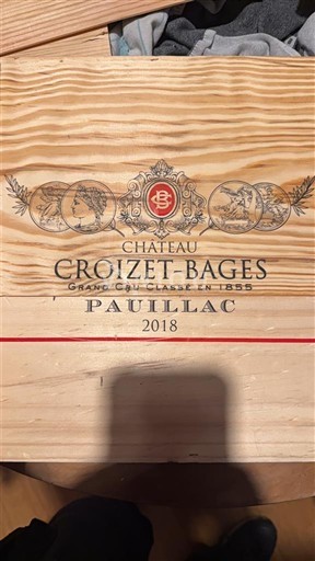 Bordeaux Pauillac Grand Cru Château Croizet Bages 2018