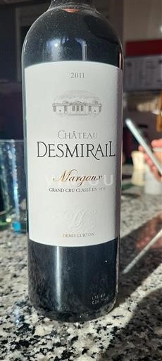 Bordeaux Margaux Grand Cru Château Desmirail 2011