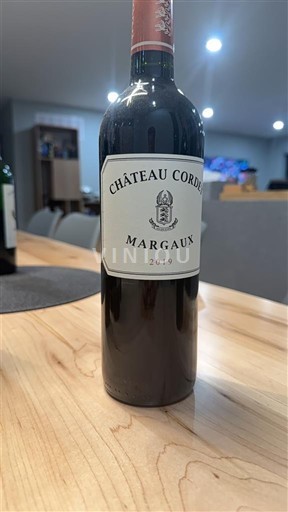 Bordeaux Margaux Château Cordet 2019