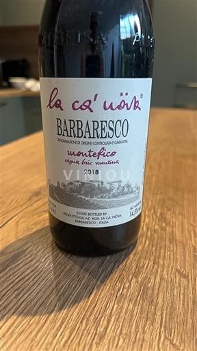 Piemonte Barbaresco La Ca' Növa Montefico Vigna Bric Mentina 2018