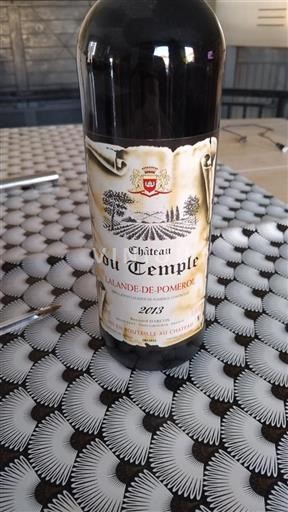 Bordeaux Lalande-de-Pomerol Château Temple 2013