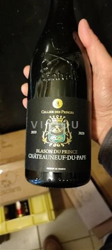 Thung lũng Rhône Châteauneuf-du-pape Cellier Des Princes Blason du Prince 2020