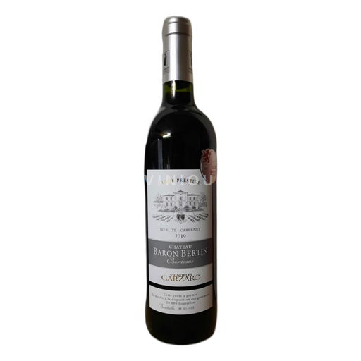 Vin Rouge sec Cuvée Prestige Château Baron Bertin 2019 France Bordeaux AOC