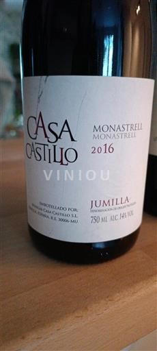 Murcia Jumilla Casa Castillo Monastrell 2016