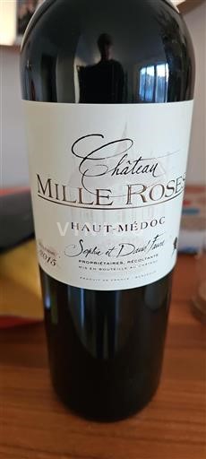 Bordeaux Haut-Médoc Château Mille Roses 2015