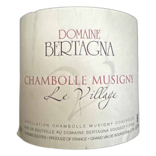 Borgonha Chambolle-Musigny Domaine Bertagna Le Village 2019