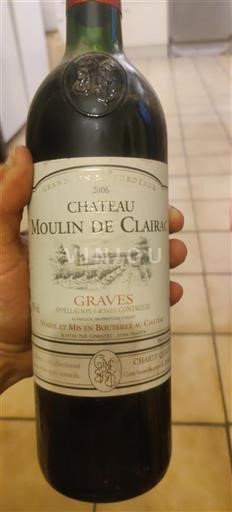 Bordéus Graves Château Moulin De Clairac 2006