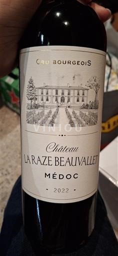 Bordeaux Médoc Château La Raze Beauvallet 2022