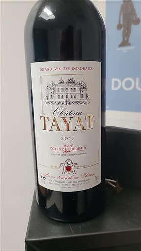 Bordeaux Blaye Côtes de Bordeaux Château Tayat 2017