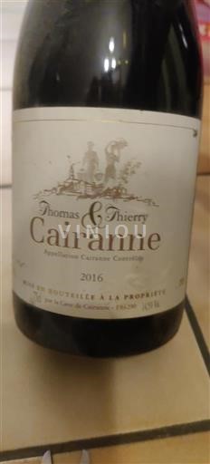 Rhône-dalen Cairanne Cave De Cairanne Thomas & Thierry 2016