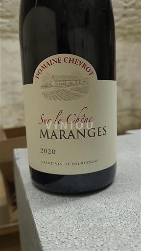 Bourgogne Maranges Domaine Chevrot Sur le Chêne 2020