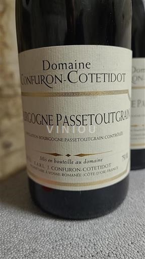 Burgundsko Bourgogne-passetoutgrain Grand Cru Domaine Confuroncotetidot 2020