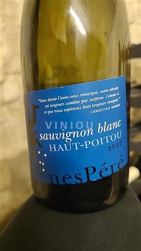 Poitou-Charentes Haut-Poitou Pinespéré Sauvignon Blanc 2022