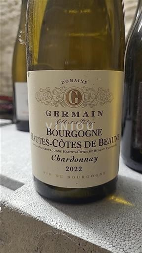 Bourgogne Hautes Côtes de Beaune Domaine Germain Chardonnay 2022
