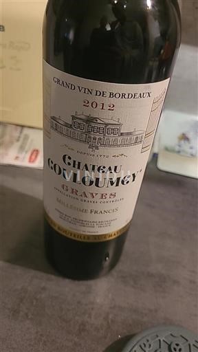 Bordeaux Graves Couloumey 2012