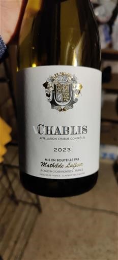 Borgonha Chablis Mathilde Lafleur 2023